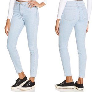 American Apparel Light Wash Pencil Jean